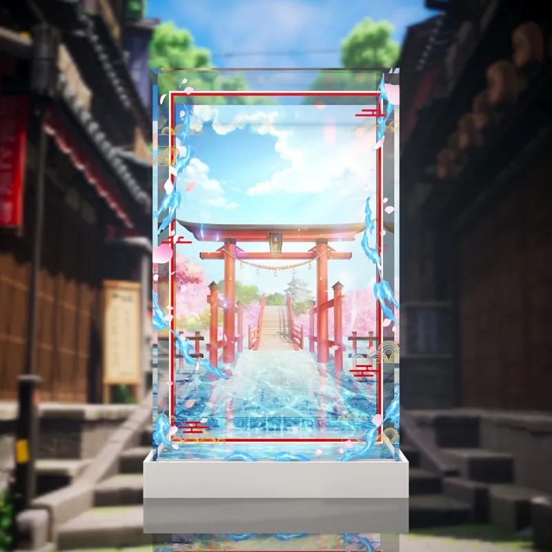 AOWOBOX That Time I Got Reincarnated As A Slime Characters POP UP PARADE Shuna Figure Display Case Model Accessories-2