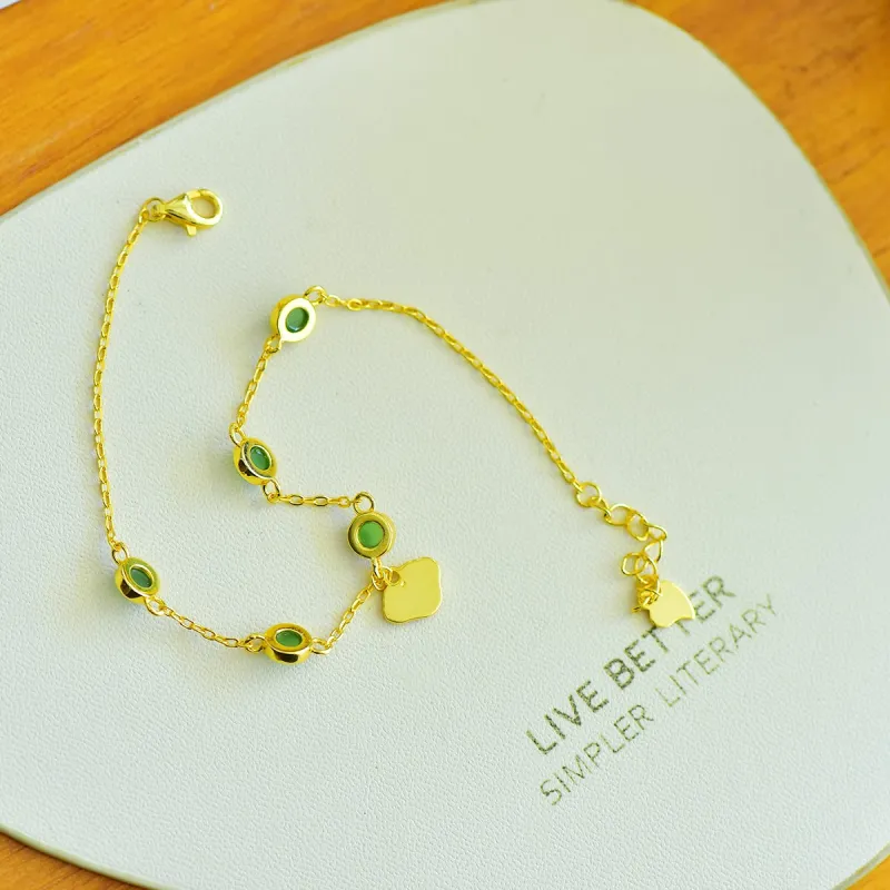 Jade Ink Love Hetian Jade Bracelets Jasper Women's-2
