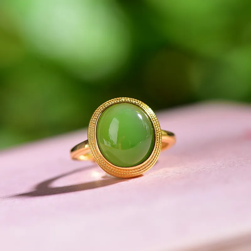 Jade Ink Love Hetian Jade Rings Jasper Women's-3