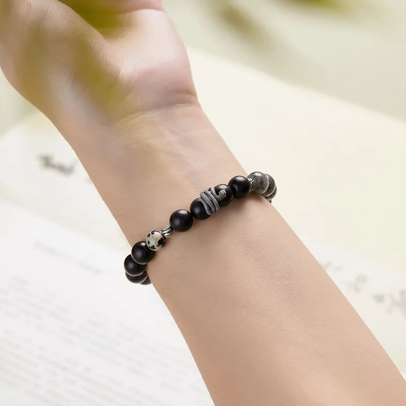 KINGFOCUS Ebony Bracelets Unisex-5