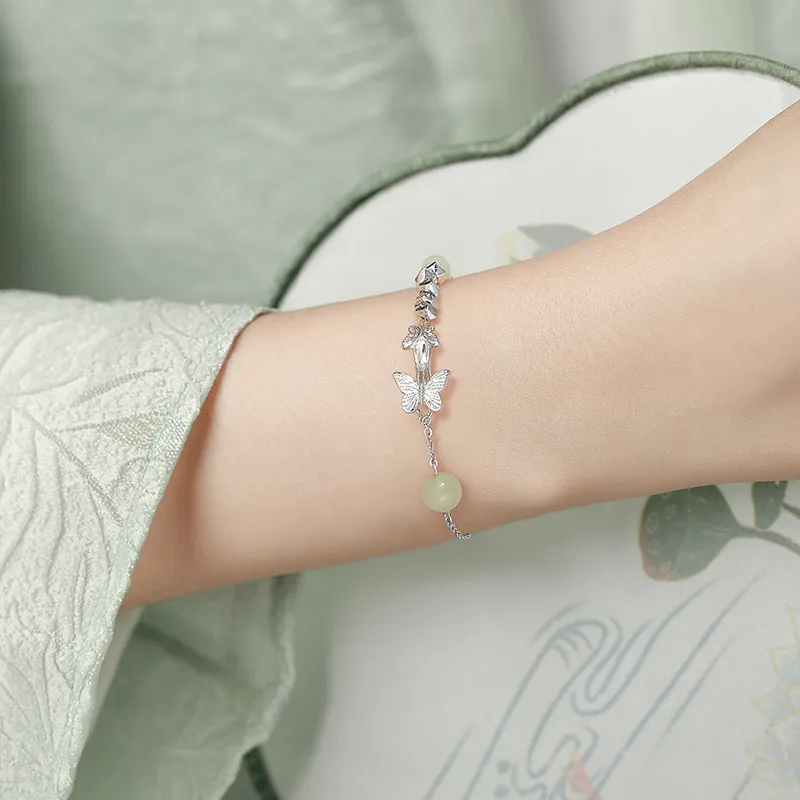 KINGFOCUS Chalcedony Jade Bracelets Women's-2