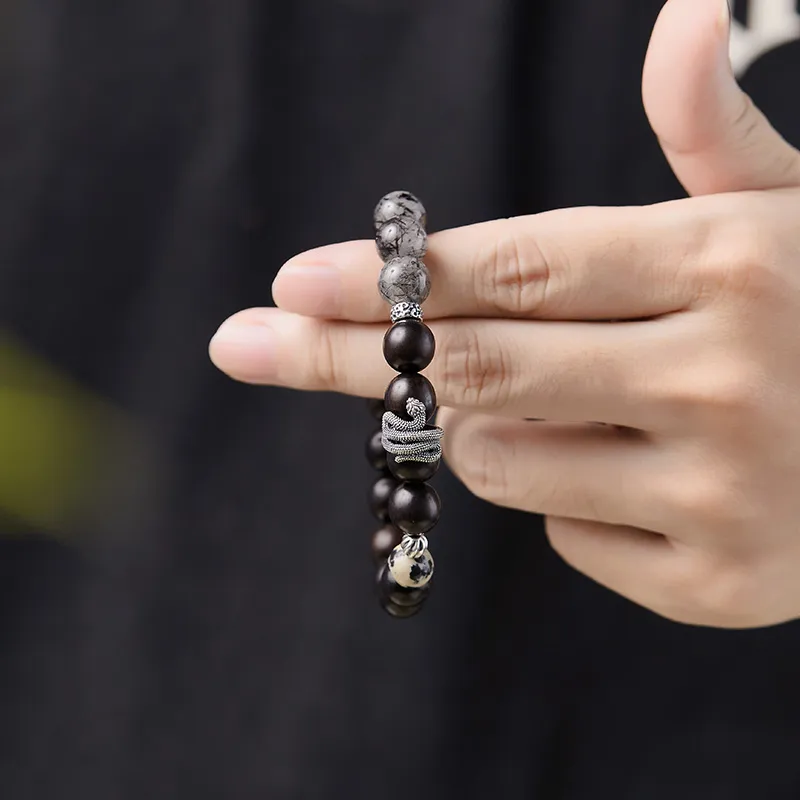 KINGFOCUS Ebony Bracelets Unisex-4