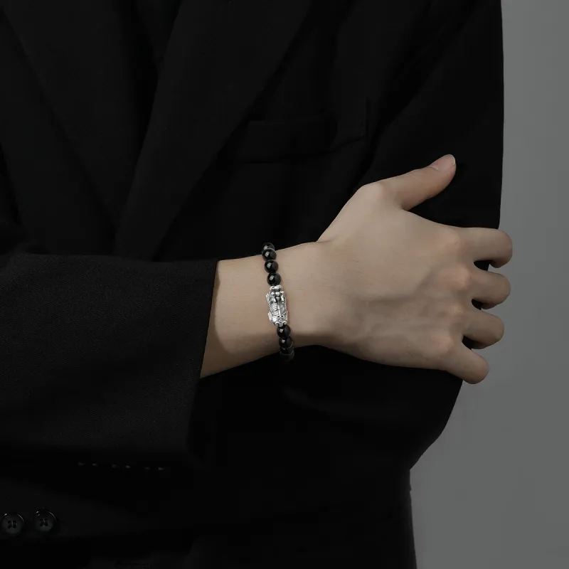 KINGFOCUS Agate Jade Bracelets Men's-1