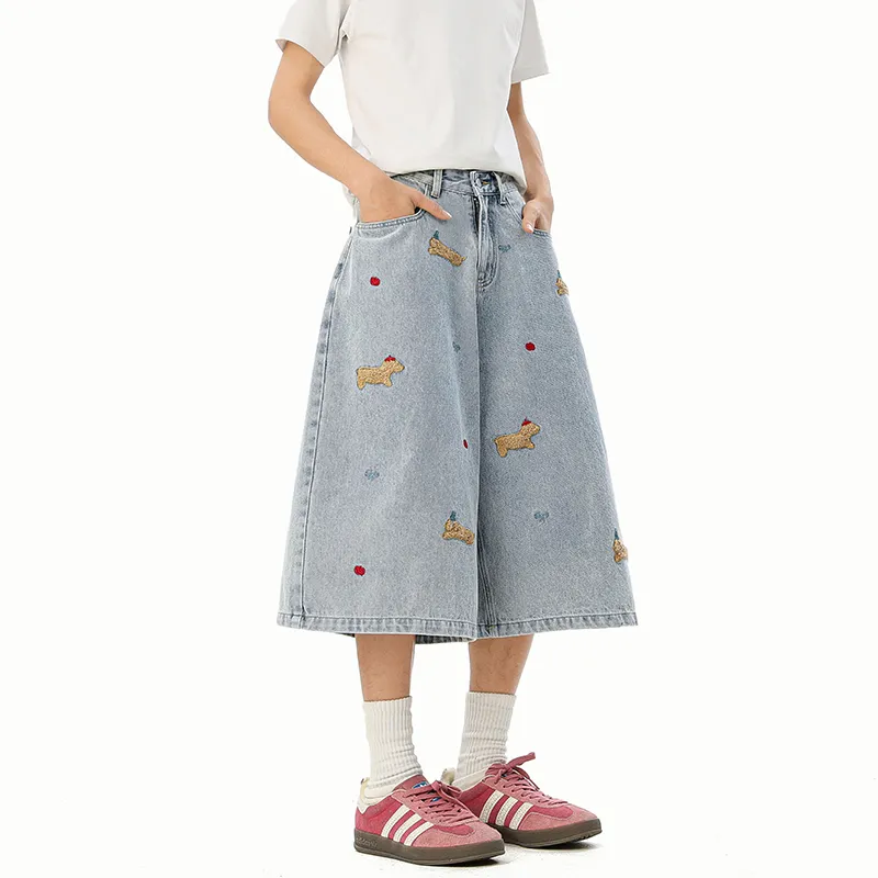 ROOMBOSE Denim Shorts Unisex-5