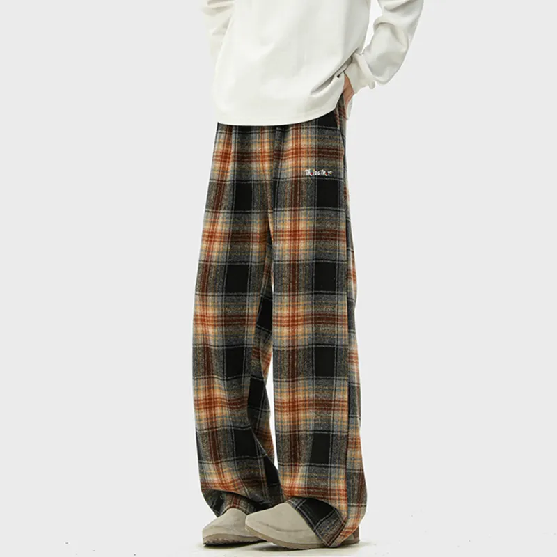ROOMBOSE Casual Pants Unisex Black-1