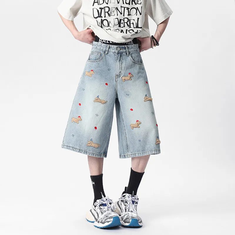 ROOMBOSE Denim Shorts Unisex-4