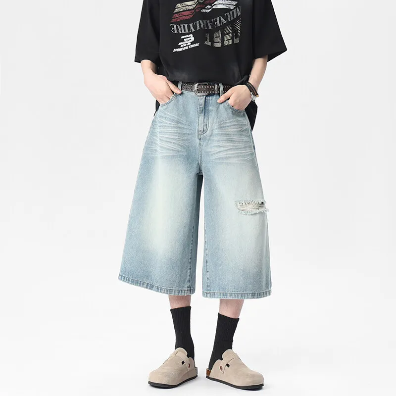 ROOMBOSE Denim Shorts Unisex-2