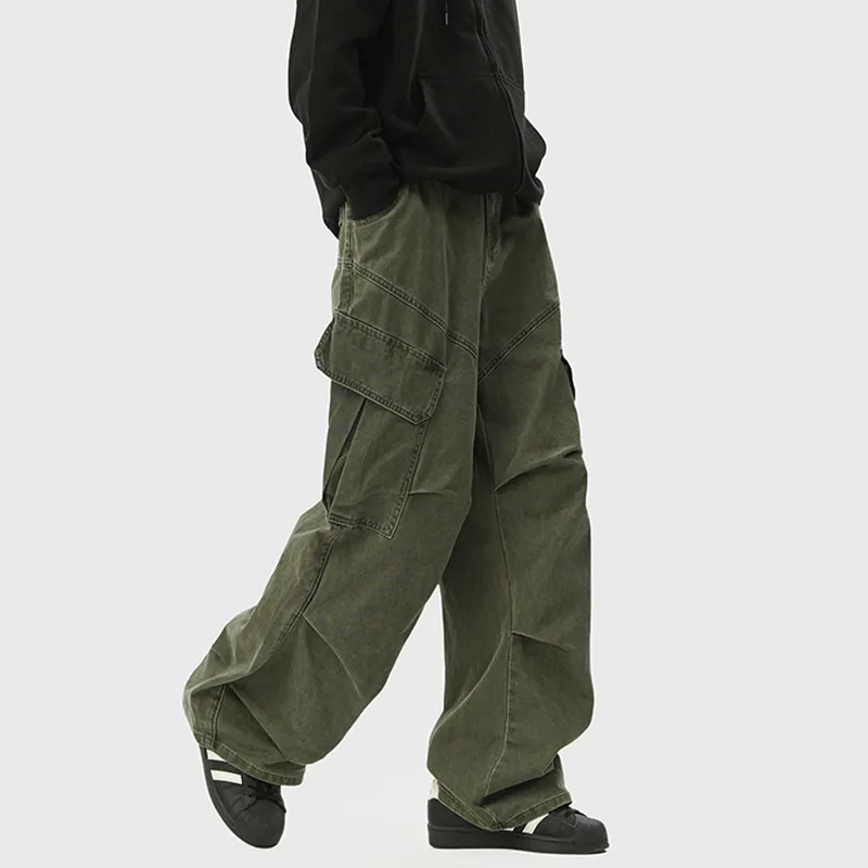 PAINT STAIN Cargo Pants Unisex-11
