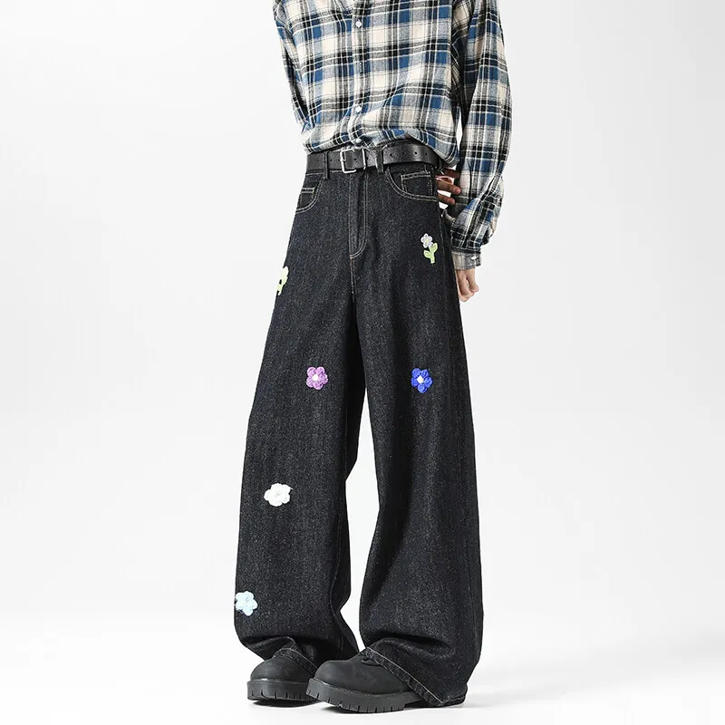ROOMBOSE Jeans Unisex Black-1