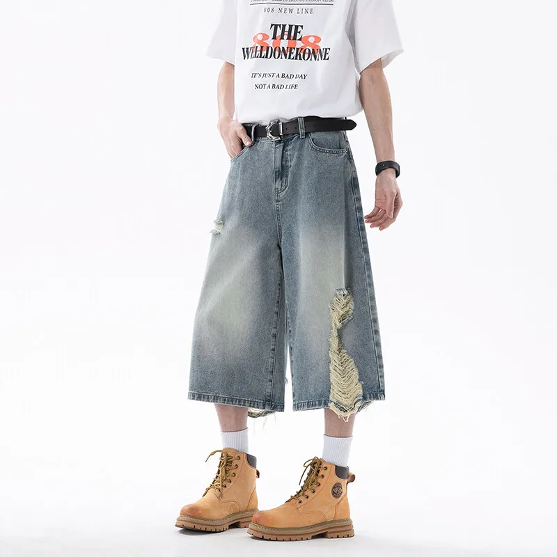 ROOMBOSE Denim Shorts Unisex-1