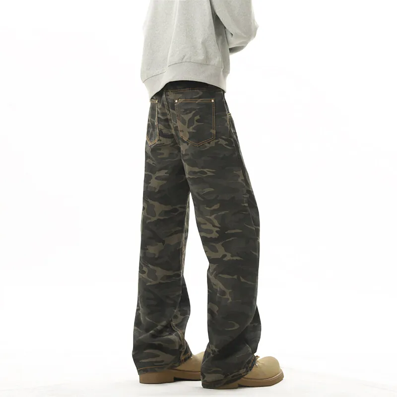 ROOMBOSE Casual Pants Unisex Army Green-1
