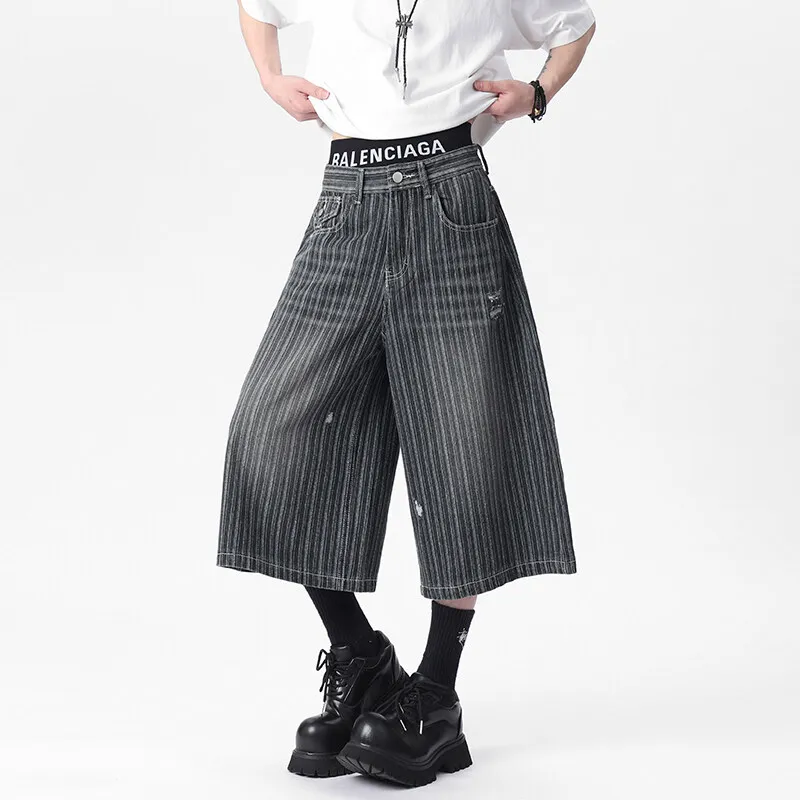 ROOMBOSE Denim Shorts Unisex-5