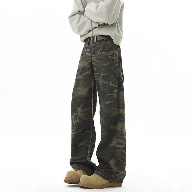 ROOMBOSE Casual Pants Unisex Army Green-3