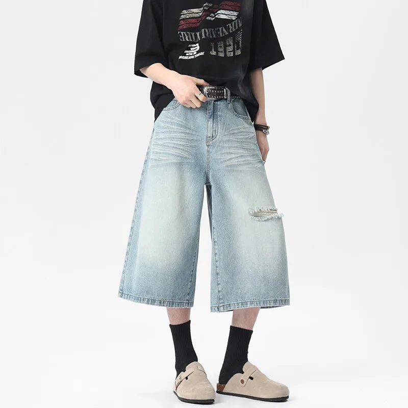 ROOMBOSE Denim Shorts Unisex-1