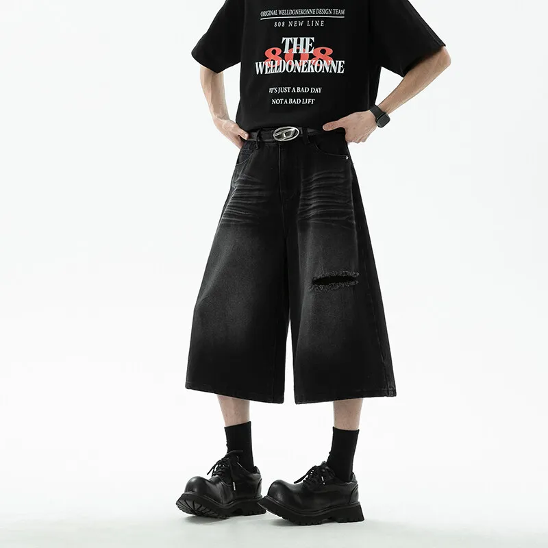 ROOMBOSE Denim Shorts Unisex-6