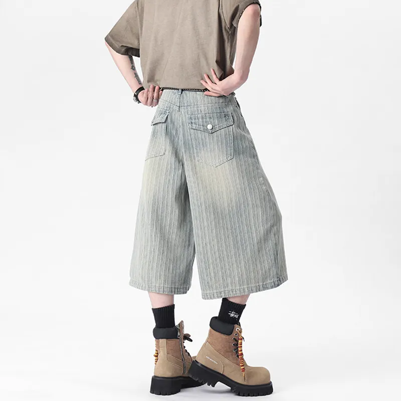 ROOMBOSE Denim Shorts Unisex-3
