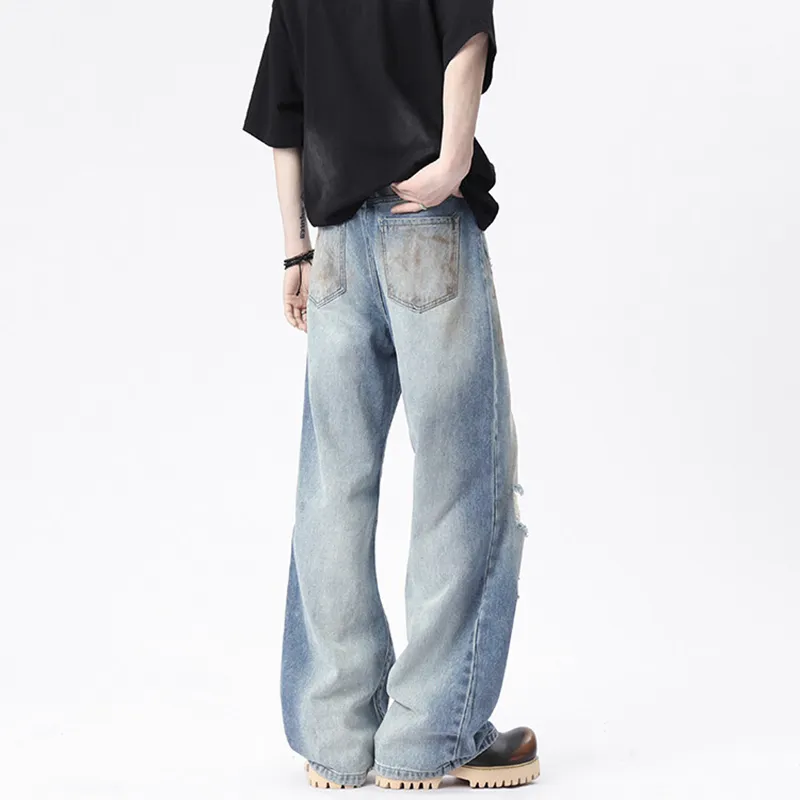 ROOMBOSE Jeans Unisex Vintage Blue-2
