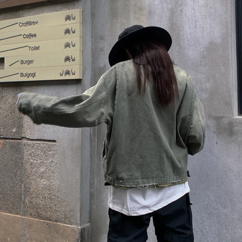 ROOMBOSE Jacket Unisex Army Green-2