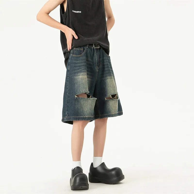 ROOMBOSE Denim Shorts Unisex-3