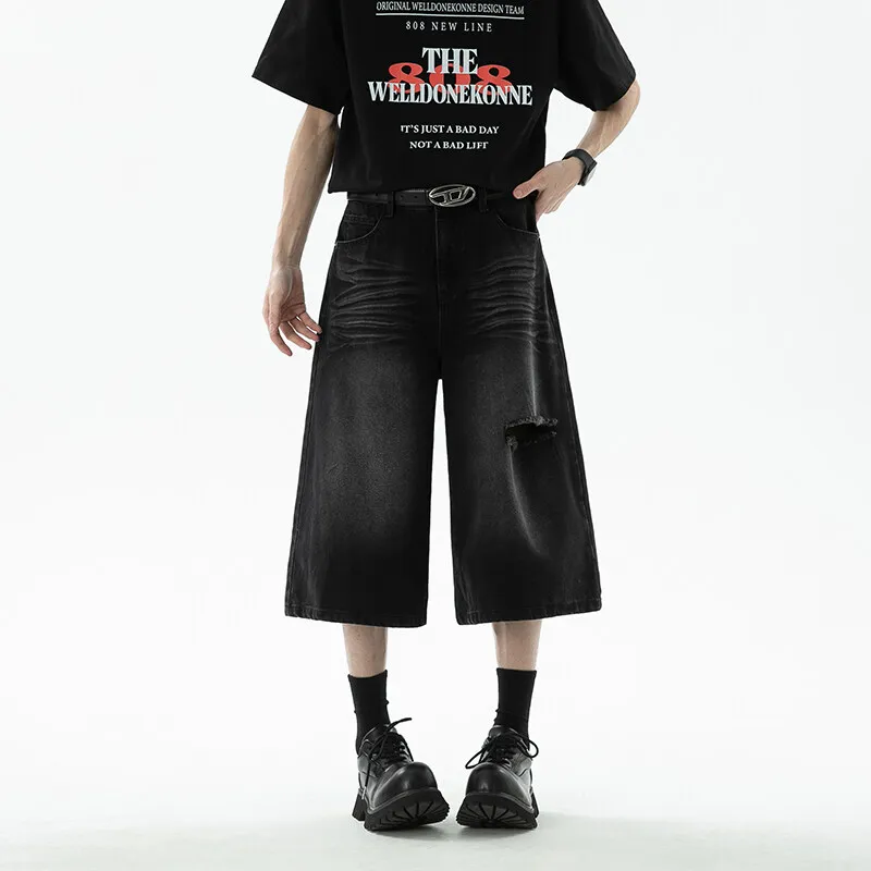 ROOMBOSE Denim Shorts Unisex-5