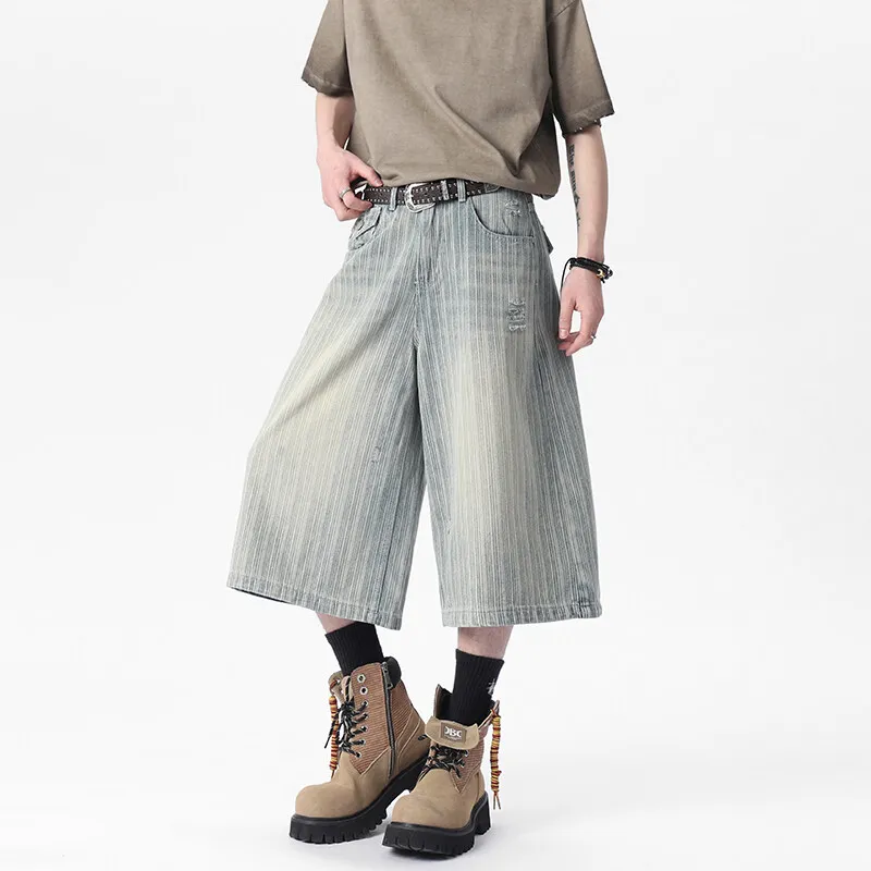 ROOMBOSE Denim Shorts Unisex-2