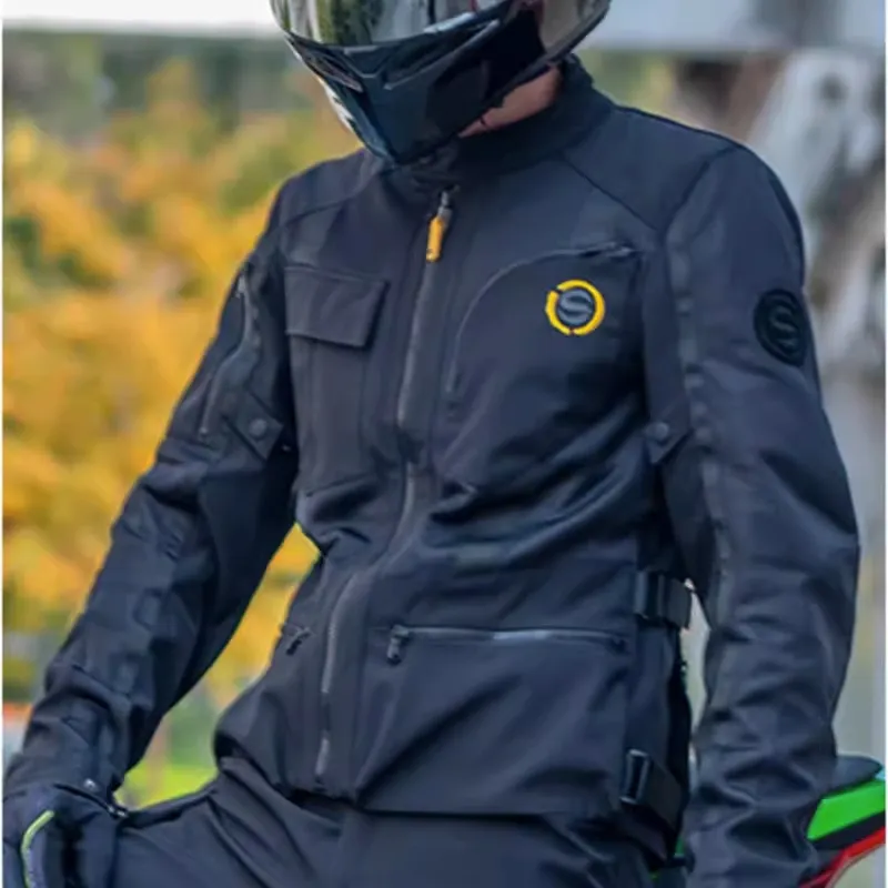 Star Knight Men's Biker Jacket Polyester Nylon-13