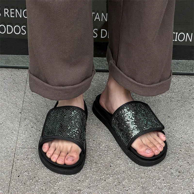 FAPAI Abrasion Resistant Slide Slippers Men's-14