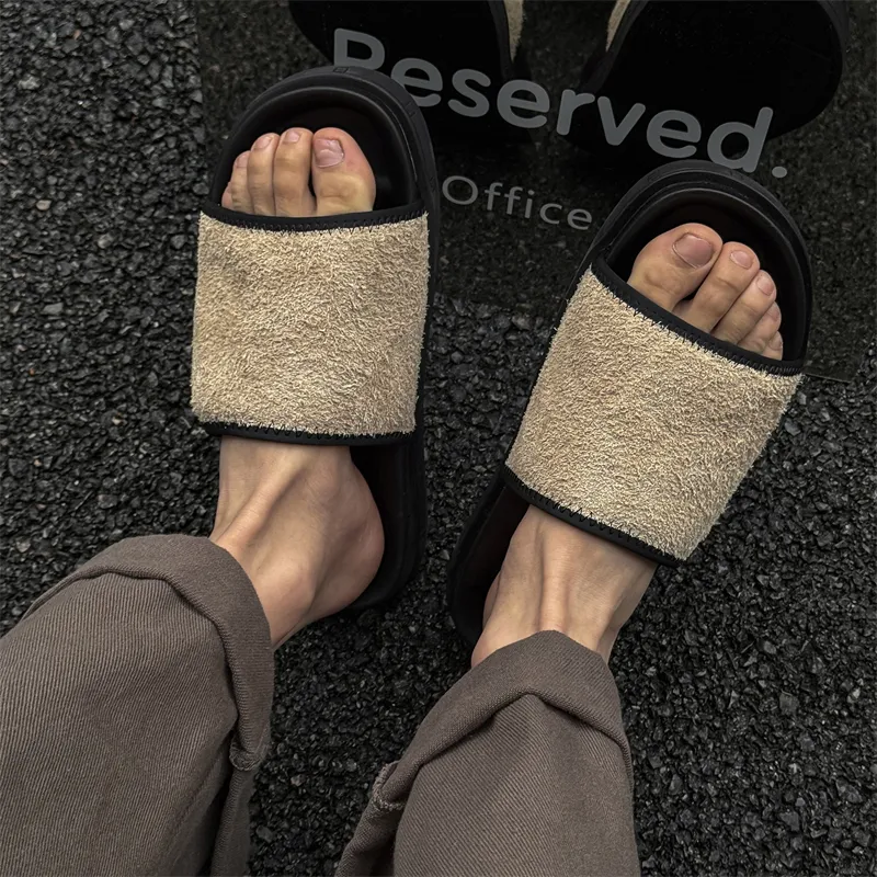FAPAI Abrasion Resistant Slide Slippers Men's-14