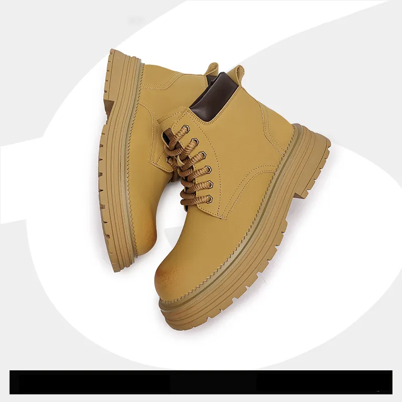 FAPAI Short Martin Boot Men's Camel-4
