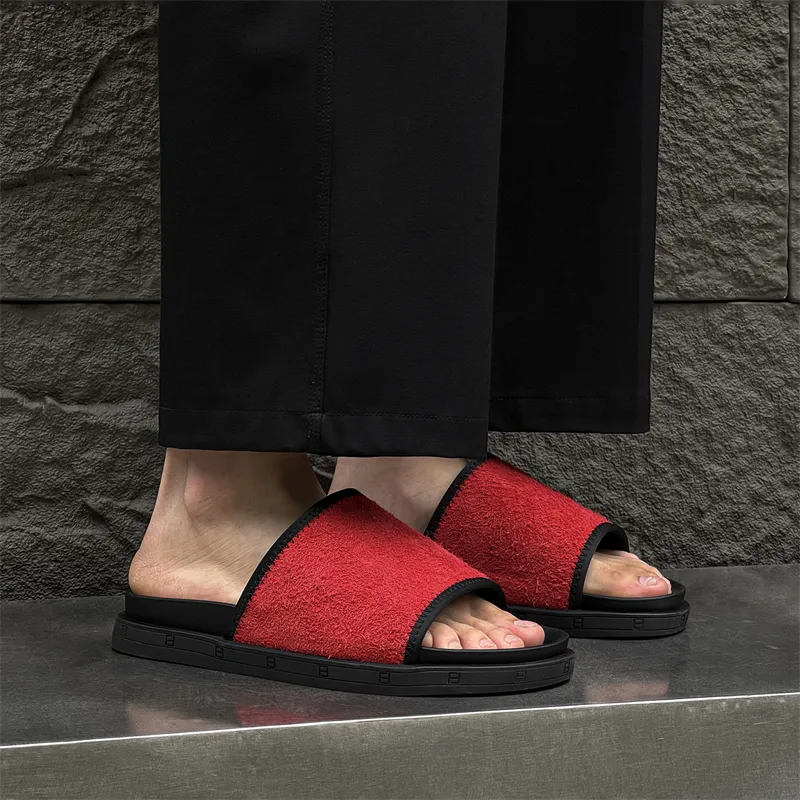 FAPAI Abrasion Resistant Slide Slippers Men's-3
