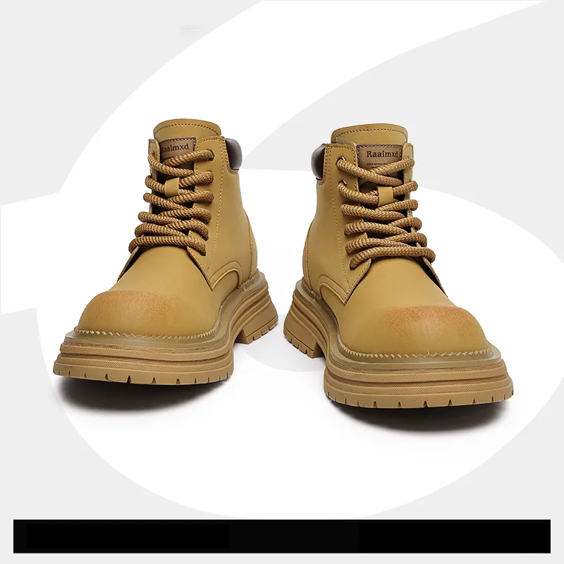 FAPAI Short Martin Boot Men's Camel-2
