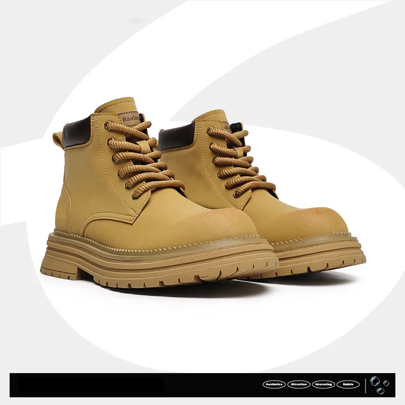 FAPAI Short Martin Boot Men's Camel-3