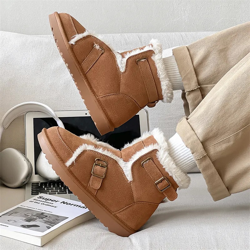 FAPAI Warm Coverage Short Snow Boots Men's-9