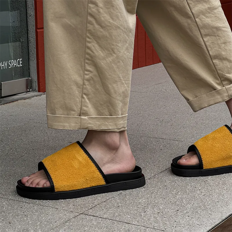 FAPAI Abrasion Resistant Slide Slippers Men's-11