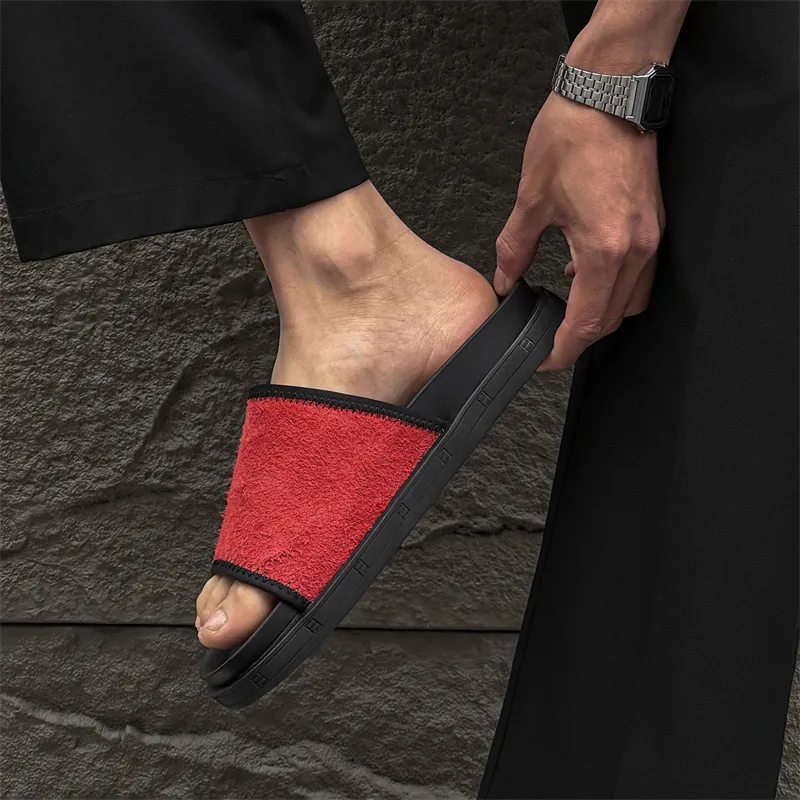 FAPAI Abrasion Resistant Slide Slippers Men's-4
