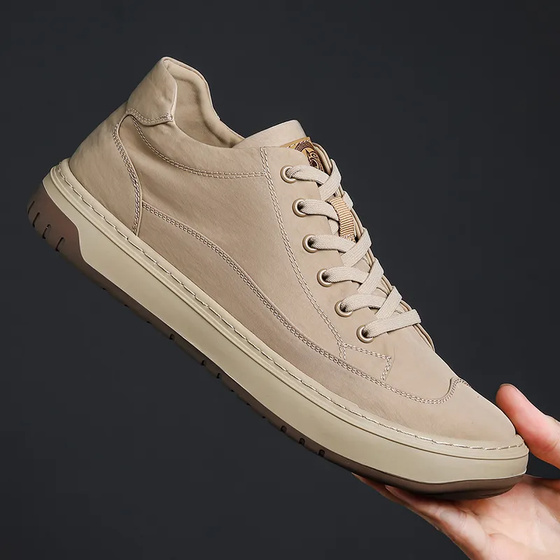 FAPAI Abrasion Resistant Height Increasing Low Top Casual Shoes Men's-7