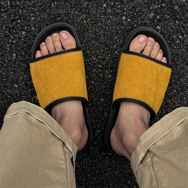 FAPAI Abrasion Resistant Slide Slippers Men's-8