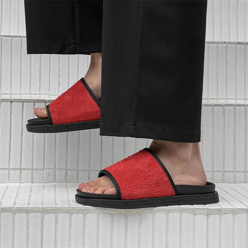 FAPAI Abrasion Resistant Slide Slippers Men's-6