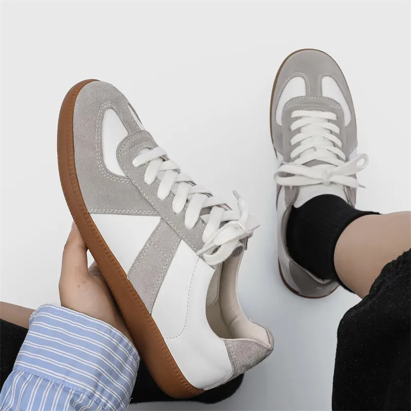 FAPAI Low Top Skateboard Shoes Unisex White-1