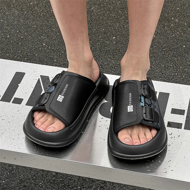 FAPAI Abrasion Resistant Slide Slippers Men's-6