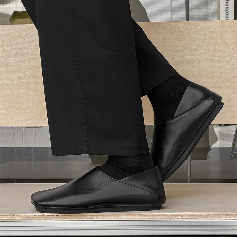 FAPAI Low Top Casual Shoes Unisex Black-8