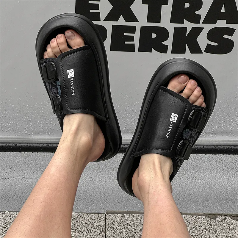 FAPAI Abrasion Resistant Slide Slippers Men's-7