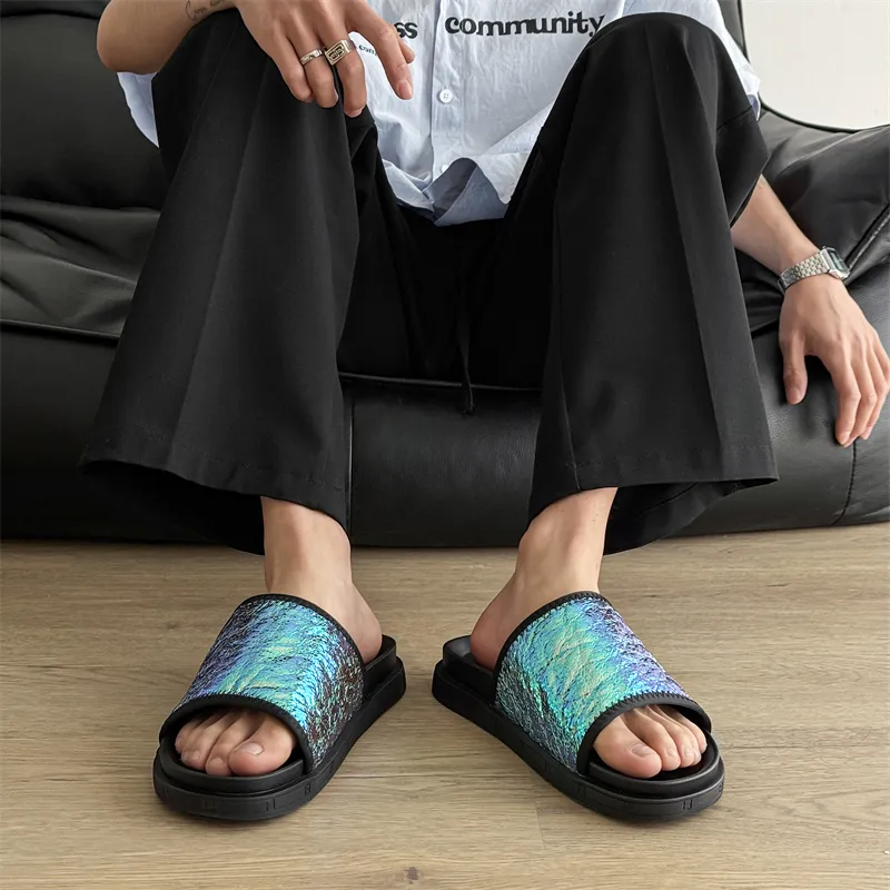 FAPAI Abrasion Resistant Slide Slippers Men's-9