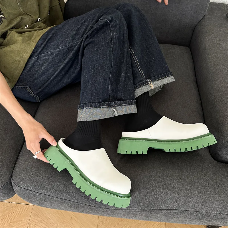 FAPAI Abrasion Resistant Closed Toe Slippers Men's-11