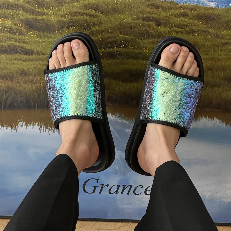 FAPAI Abrasion Resistant Slide Slippers Men's-8