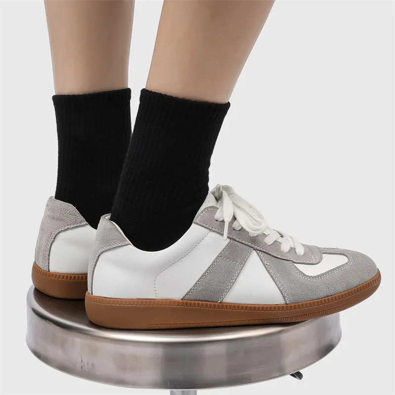 FAPAI Low Top Skateboard Shoes Unisex White-7