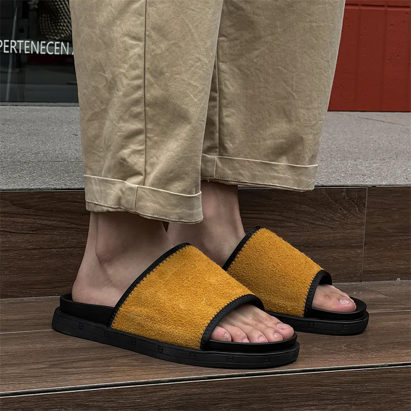 FAPAI Abrasion Resistant Slide Slippers Men's-10