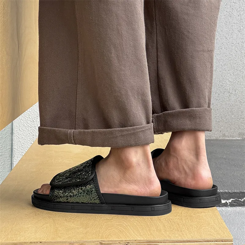 FAPAI Abrasion Resistant Slide Slippers Men's-19