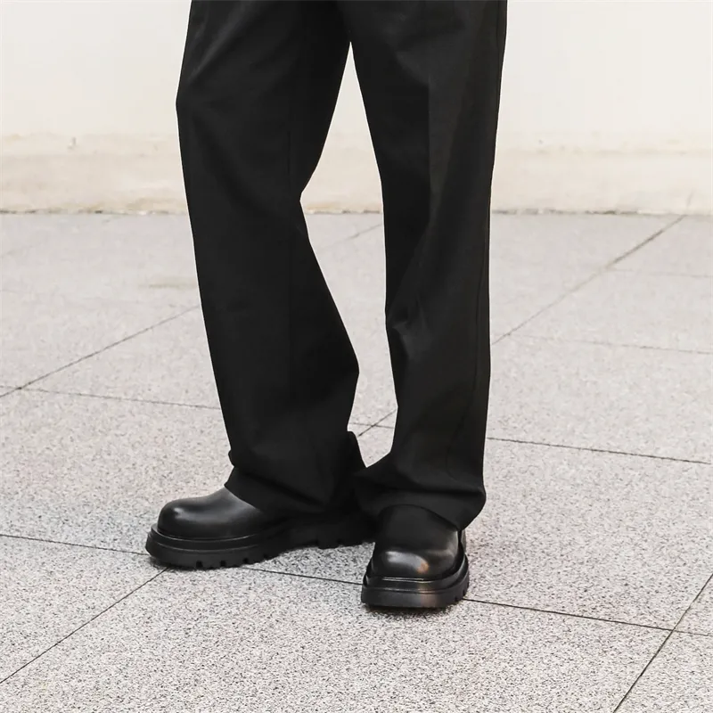 FAPAI Abrasion Resistant Closed Toe Slippers Men's Black-4