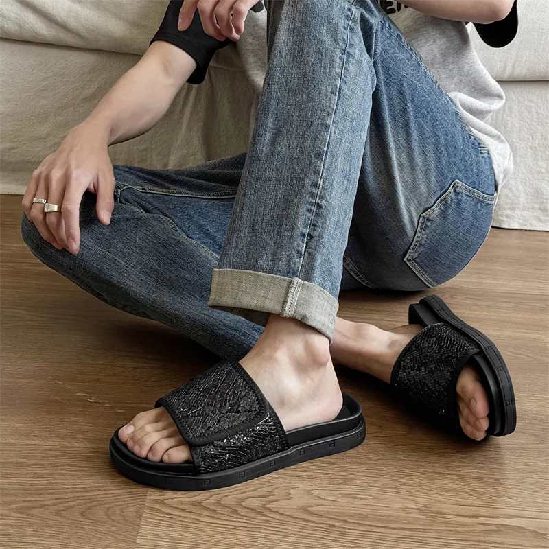 FAPAI Abrasion Resistant Slide Slippers Men's-3